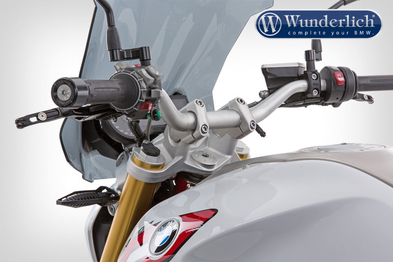 BMW R1250R Ergonomics - Pullback Risers 35mm.