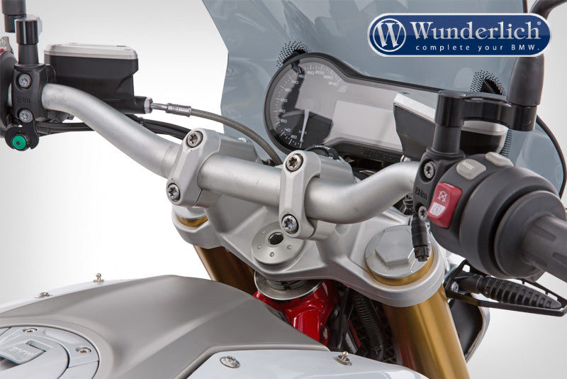 BMW R1250R Ergonomics - Pullback Risers 35mm.