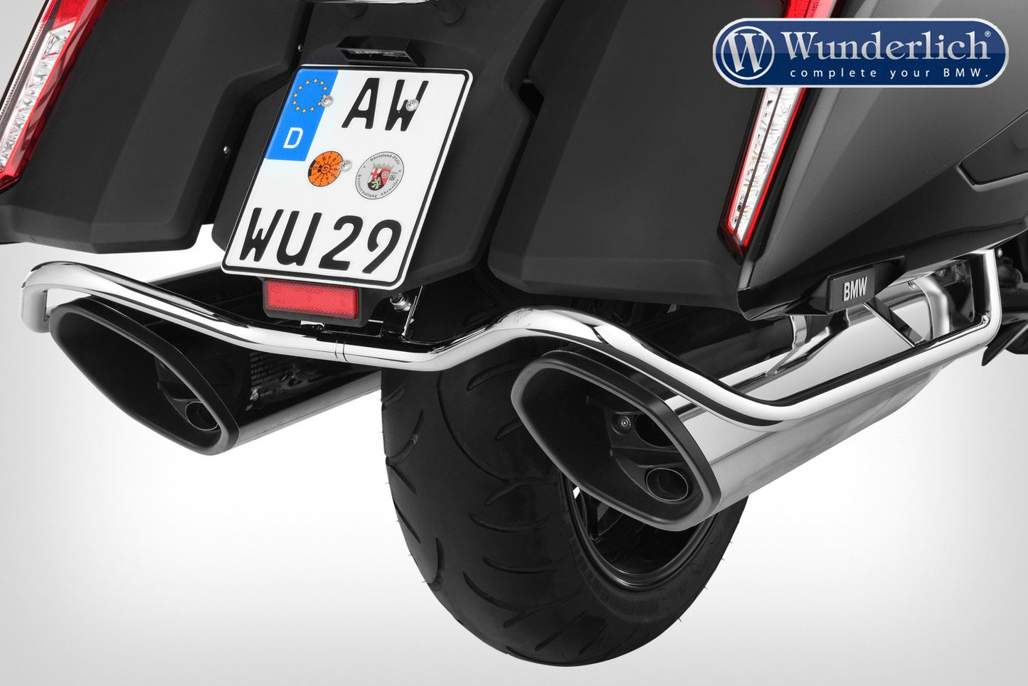 BMW K1600B Protection - Side Luggage Bar.
