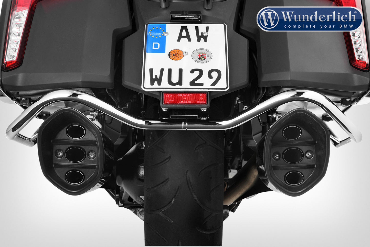 BMW K1600B Protection - Side Luggage Bar.