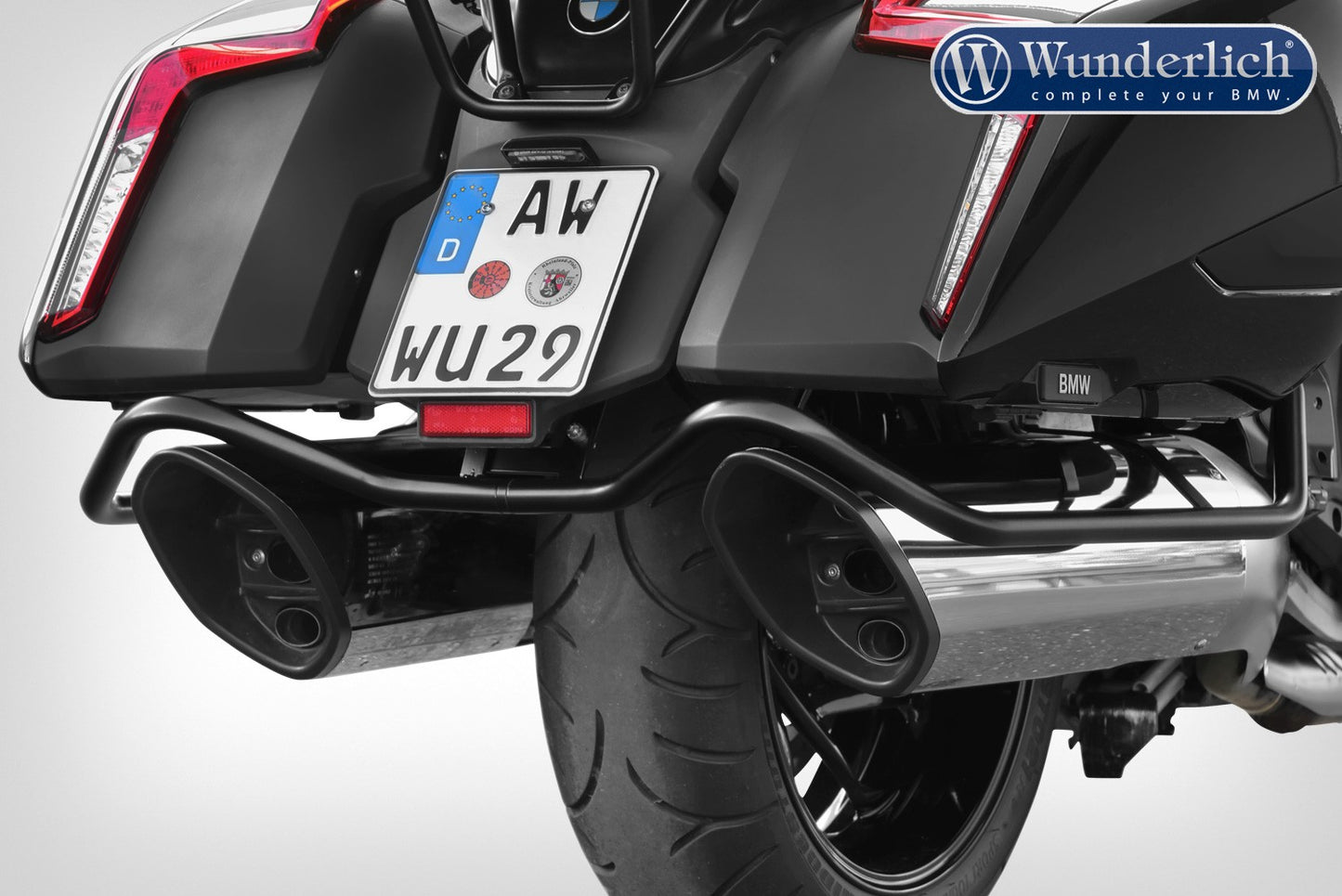 BMW K1600B Protection - Side Luggage Bar.