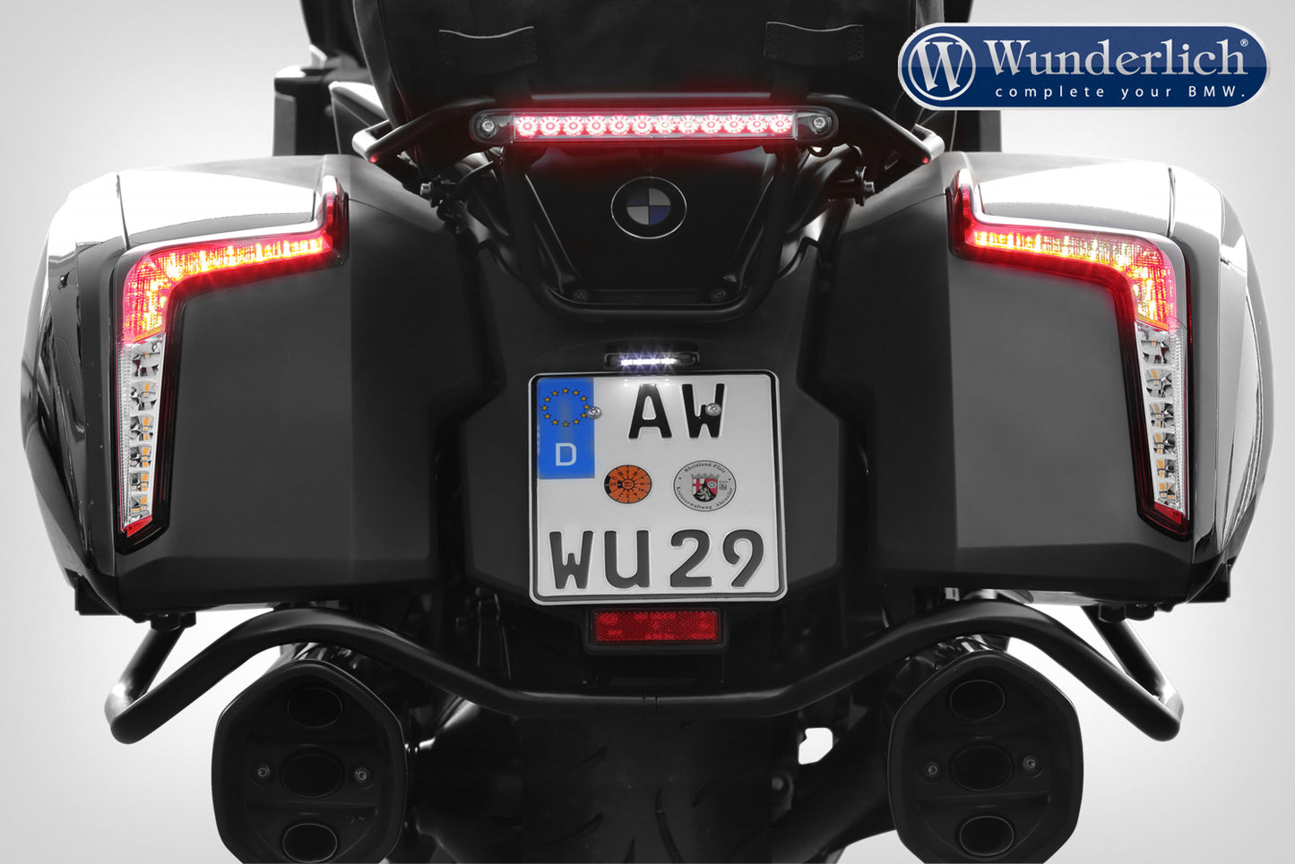 BMW K1600B Protection - Side Luggage Bar.