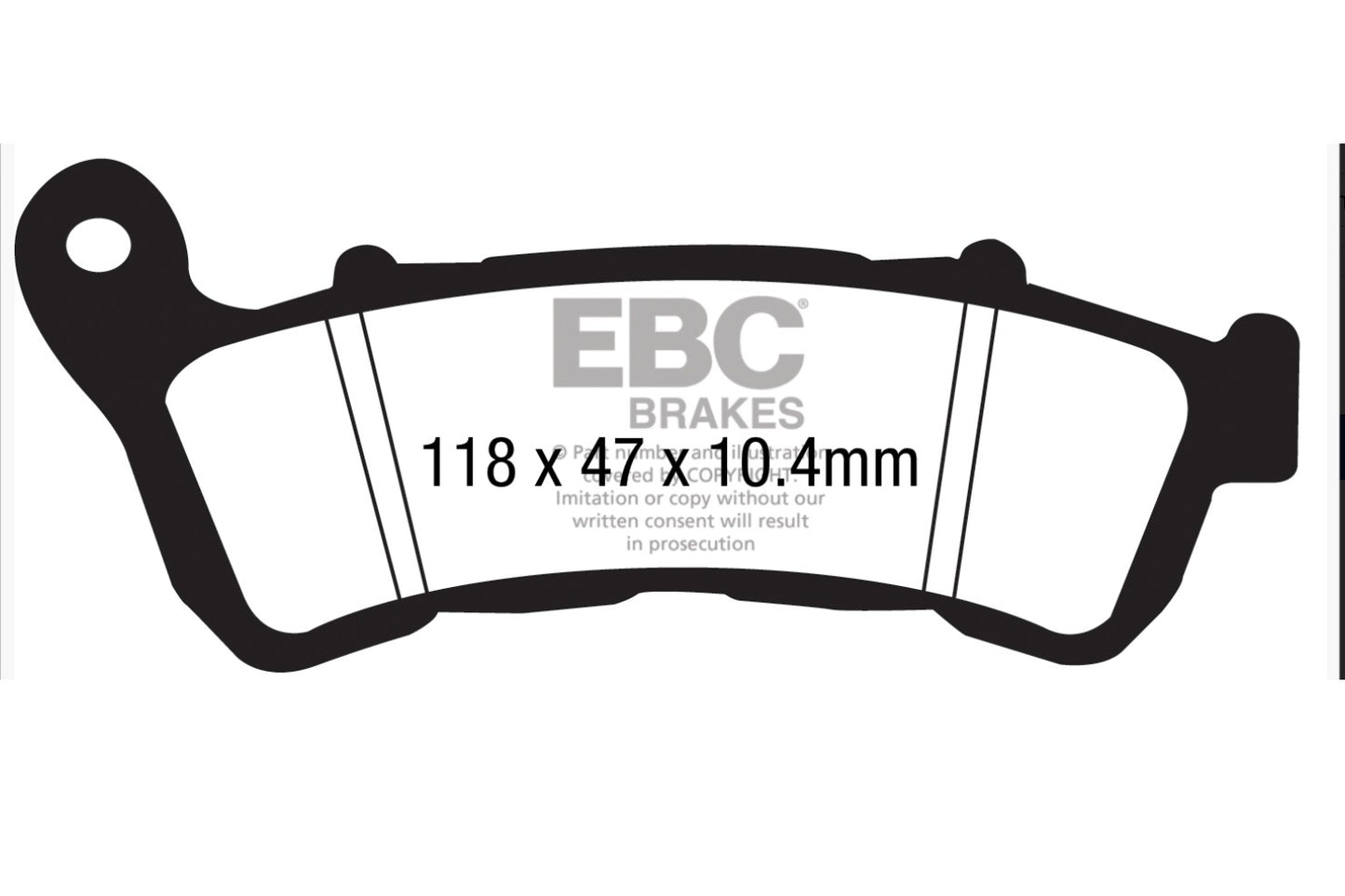 Brakes - FA388/2HH Fully Sintered - EBC (Rear)