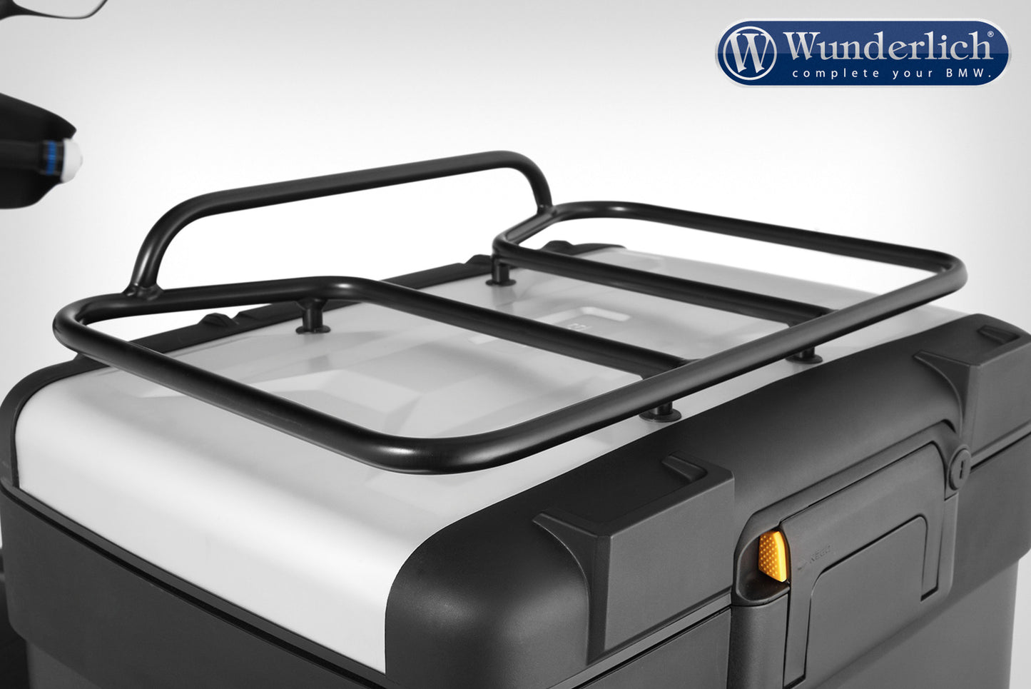 Wunderlich Top case railing - Black.