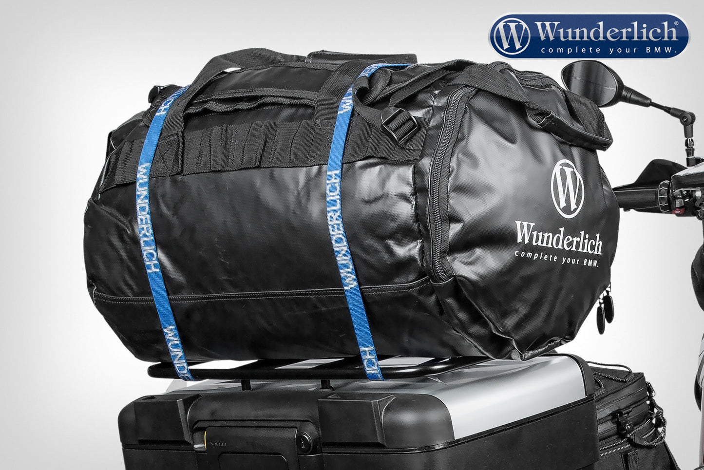 Wunderlich Top case railing - Black.