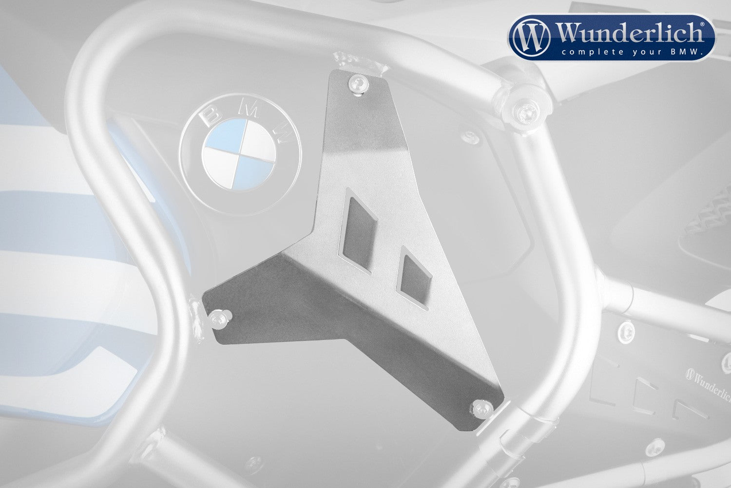 BMW R1200GSA Protection - Tank Guard Extension Plates.