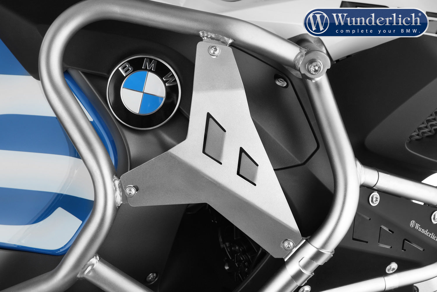 BMW R1200GSA Protection - Tank Guard Extension Plates.