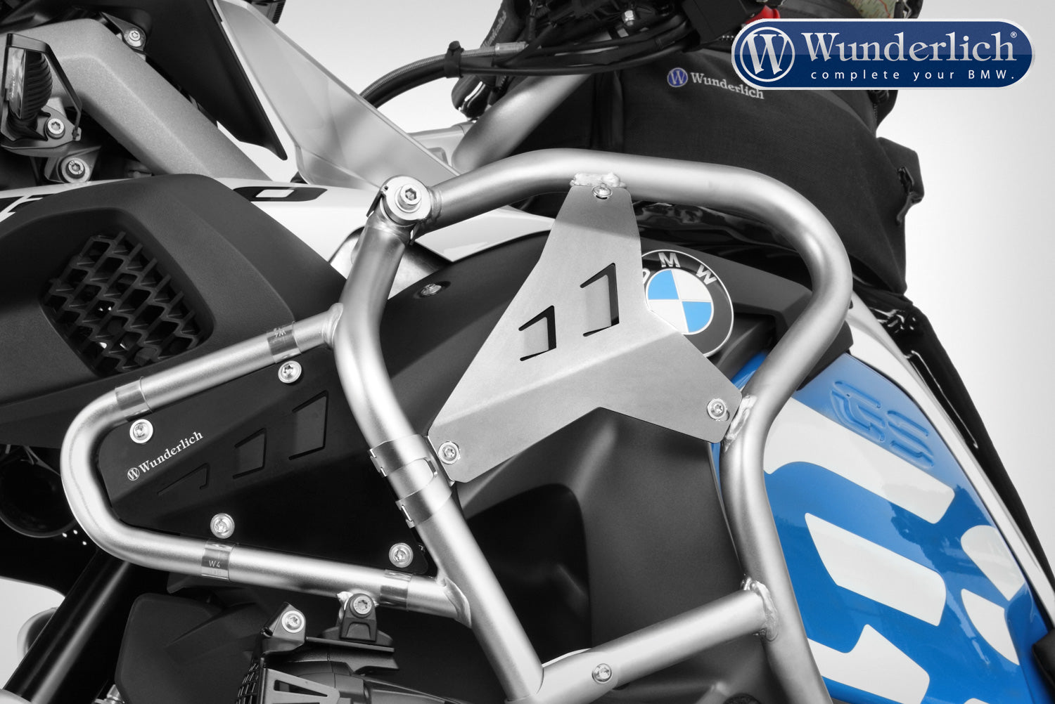 BMW R1200GSA Protection - Tank Guard Extension Plates.