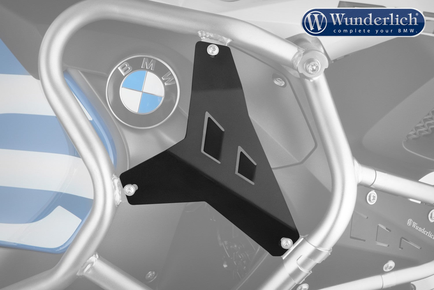 BMW R1200GSA Protection - Tank Guard Extension Plates.