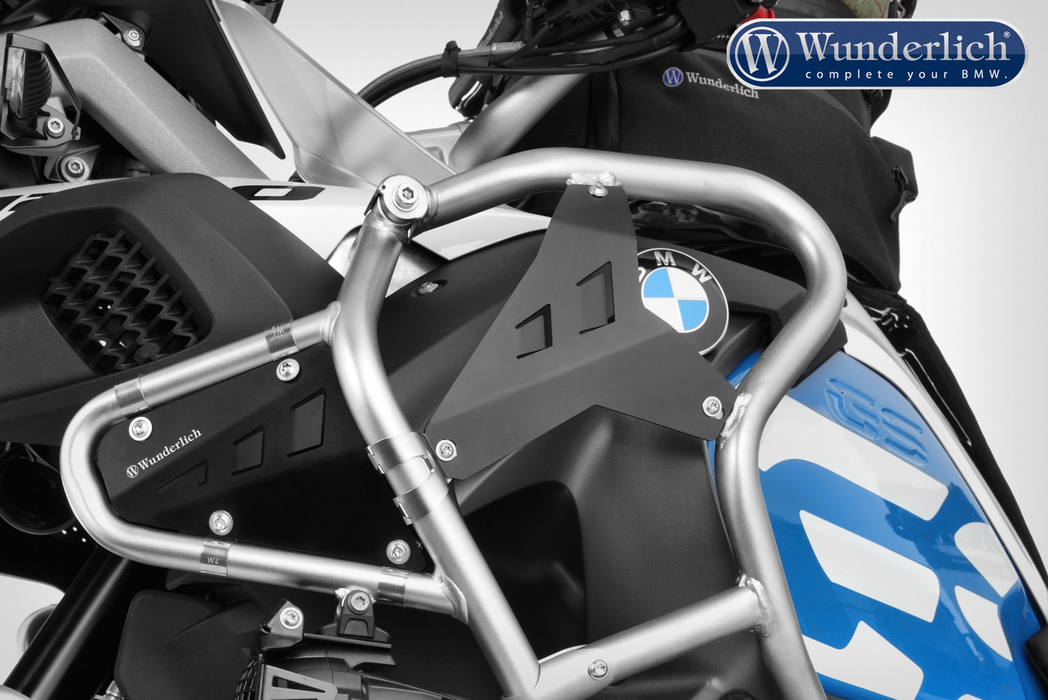 BMW R1200GSA Protection - Tank Guard Extension Plates.