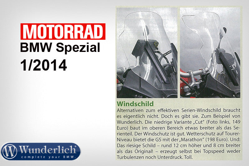 BMW R1200GS Screen - Windscreen H:384mm - Clear.