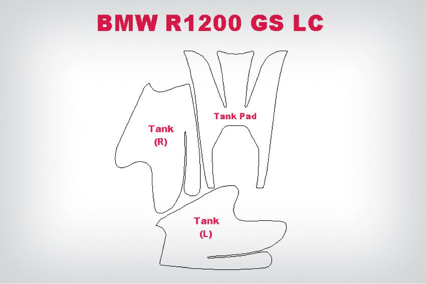 BMW R1250GS Protection - Paint Shield Set.