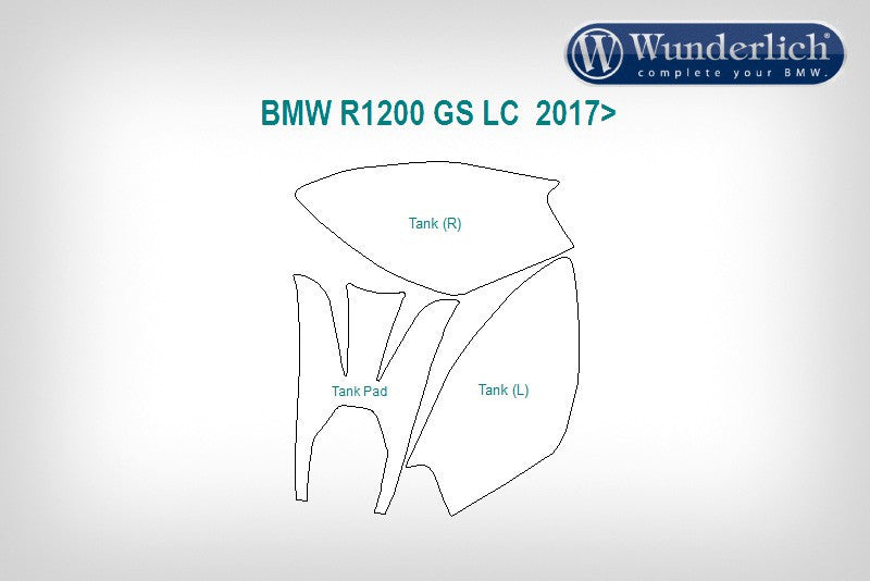 BMW R1250GS Protection - Paint Shield Set.