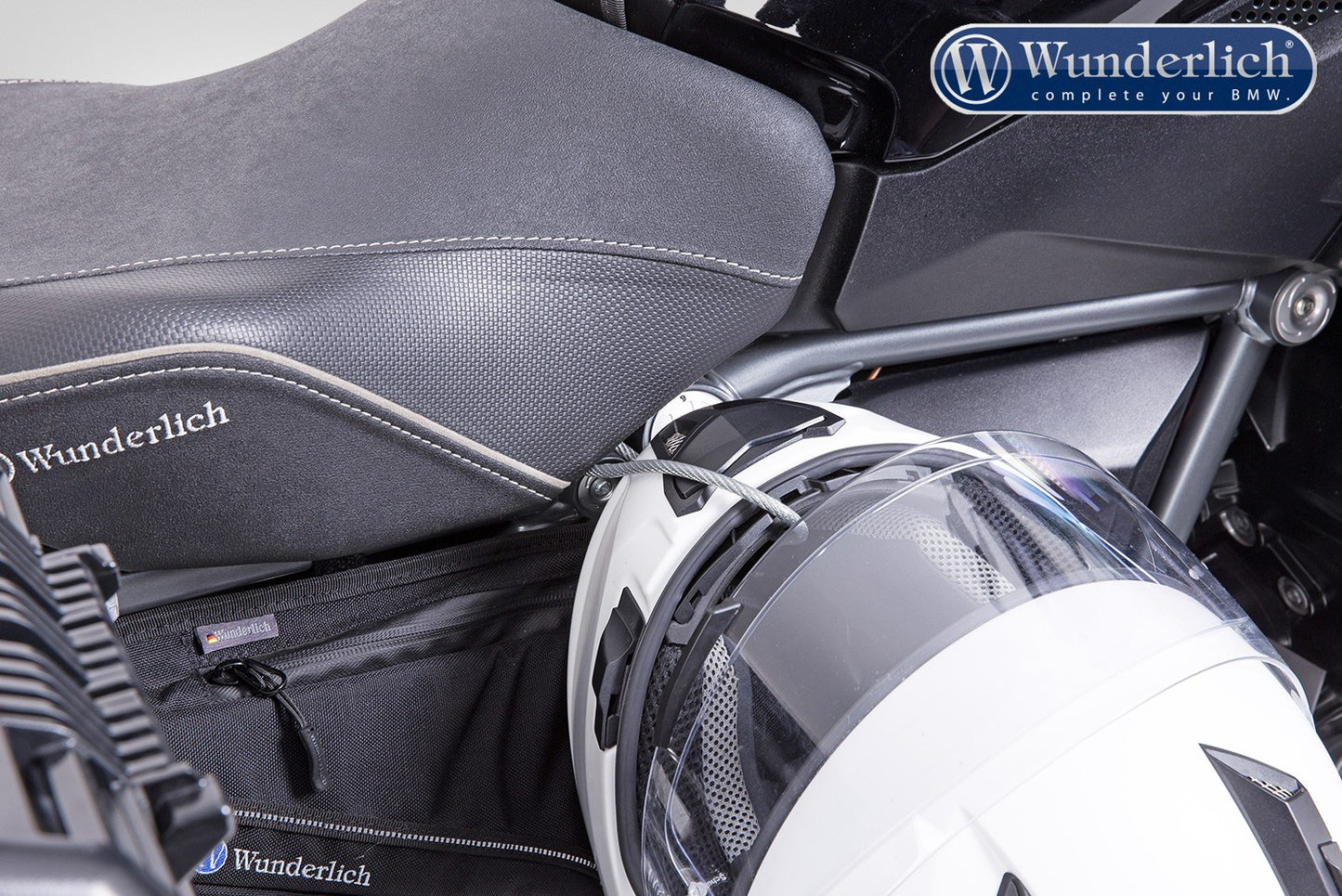 BMW R1250GS Security - Helmet Lock.