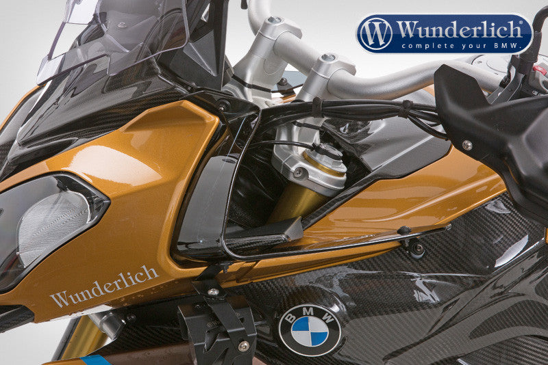 BMW S1000XR Ergonomics - Screen Hand Deflectors.