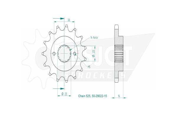 Ducati Hypermotard/SP Spares - Esjot Sprockets.