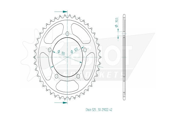 Aprilia Dorsoduro 1200 ABS Spares - Esjot Sprockets.