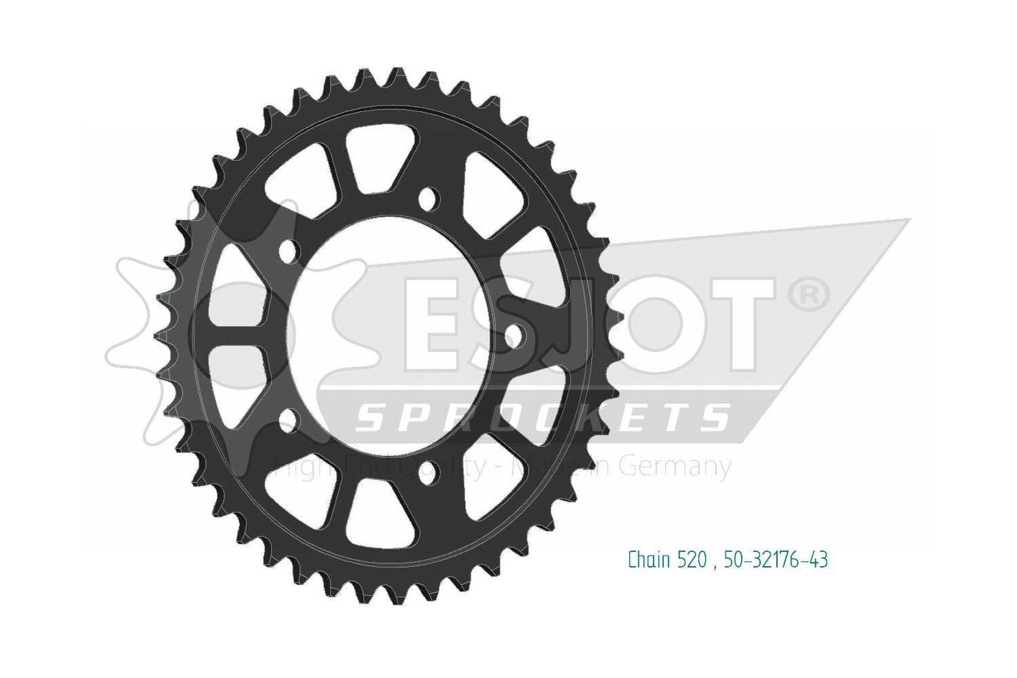 Sprockets Rear (32176 - 43T) - Esjot