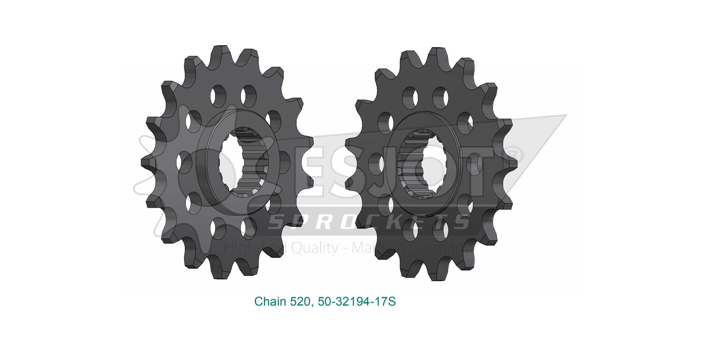 Sprockets Front (32194 - 17T) - Esjot Sports
