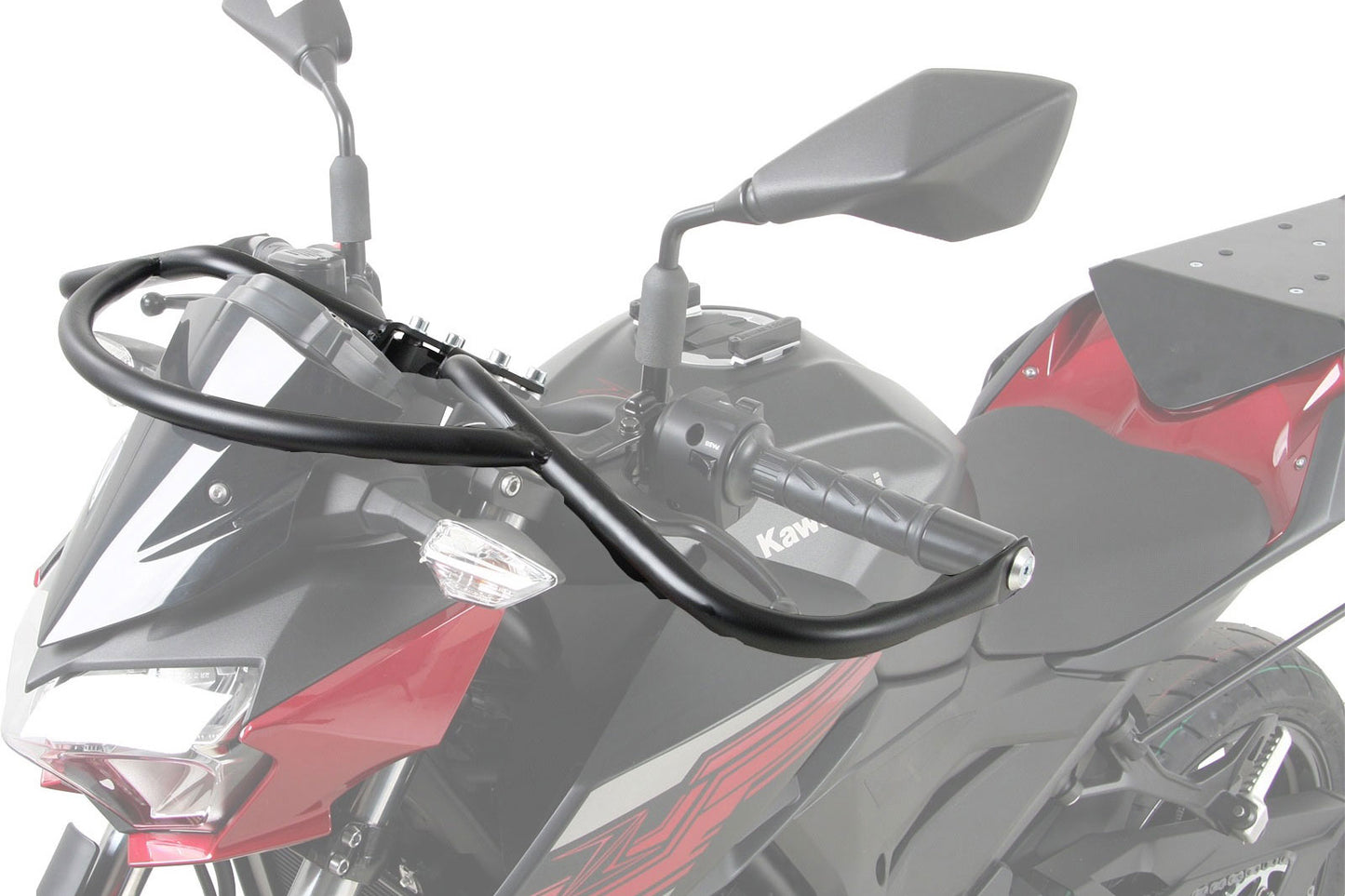 Kawasaki Z 400 Protection - Front Handle Bar Protection.