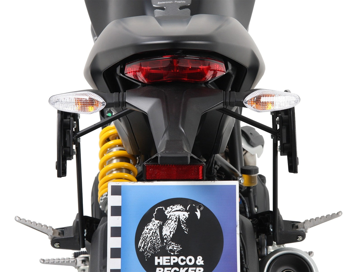 Ducati Monster 797 Carrier - C-Bow Luggage Systems.