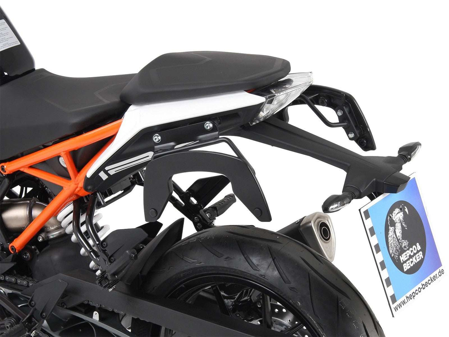 KTM 390 Duke Sidecases Carrier - C-Bow.