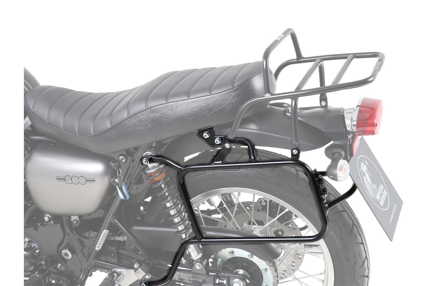 Kawasaki W800 Street/Cafe Carrier - Side & Topcase Carrier