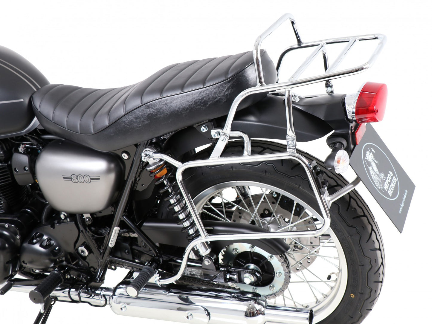 Kawasaki W800 Street/Cafe Carrier - Side & Topcase Carrier.