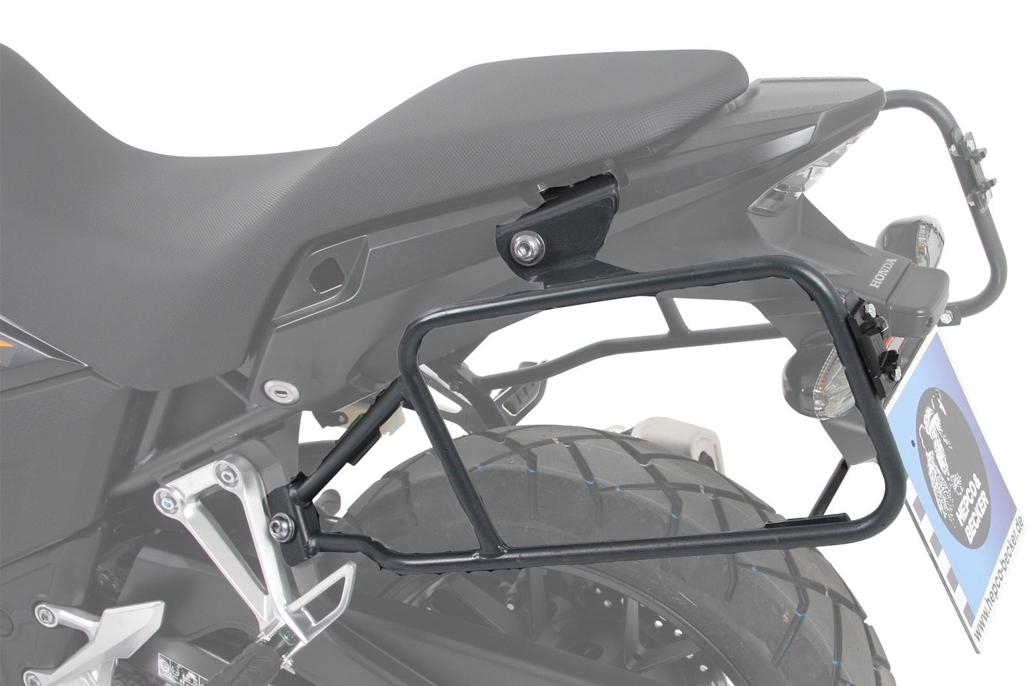 Honda CB 500X Carrier - Sidecarrier Lock it (Anthracite).