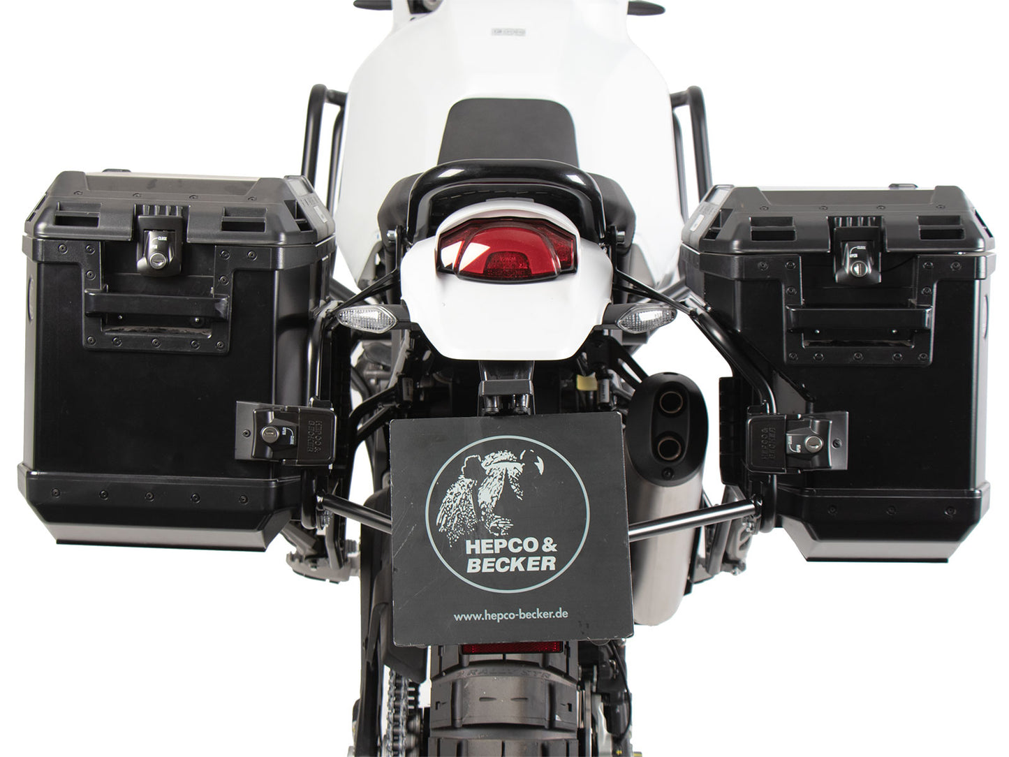 Ducati Desert X Carrier - Side Carrier Cutout for Xplorer
