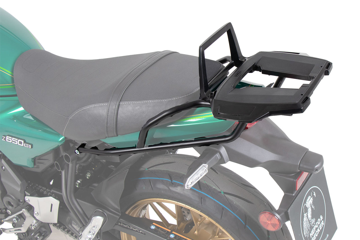 Kawasaki Z 650 Topcase carrier - Fixed Hinge (Alu Rack)