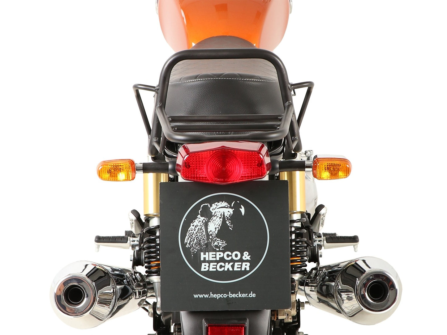 Royal Enfield Interceptor Carrier Topcase - Tubed Carrier.