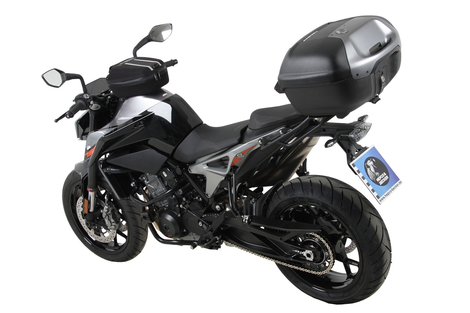 Motorcycle Ktm 790 Duke Top Box KTM Topcase (gray) For Duke 125