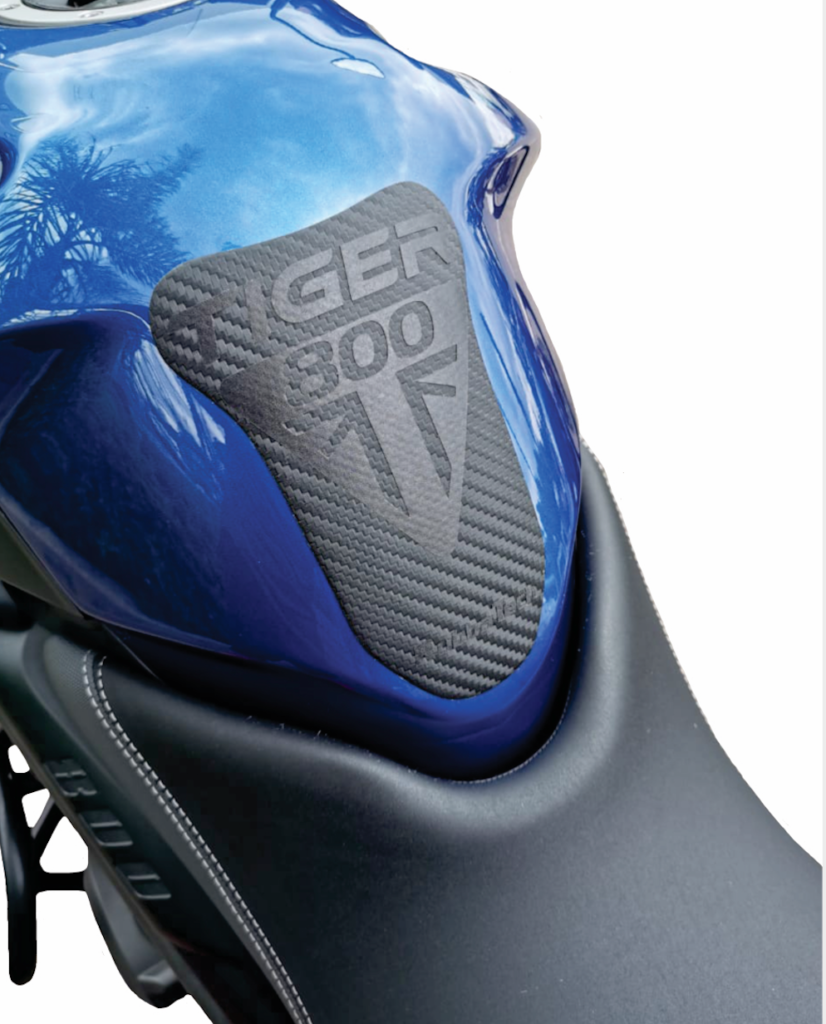 Triumpg Tiger 800 Ergonomics - Tank Pad.