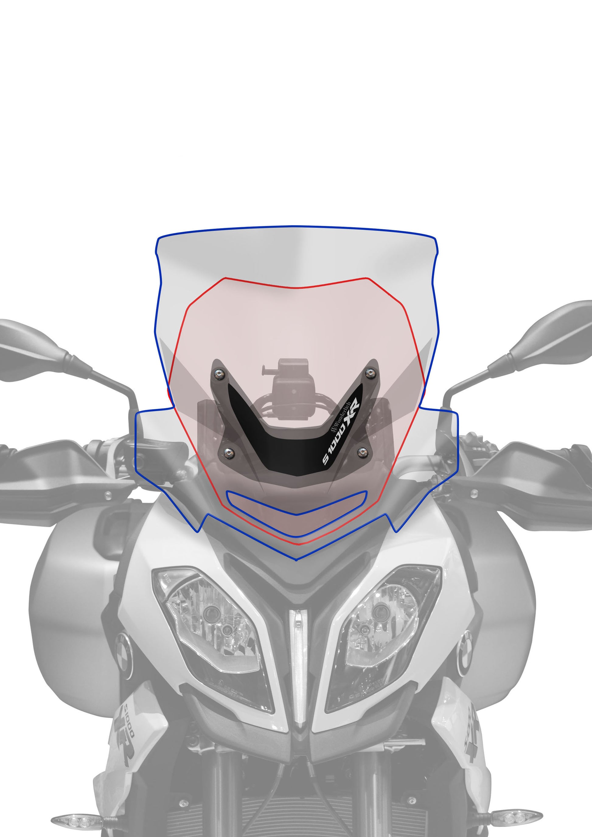 BMW S1000XR Screen - WindScreen "Marathon" (H:- 515mm).