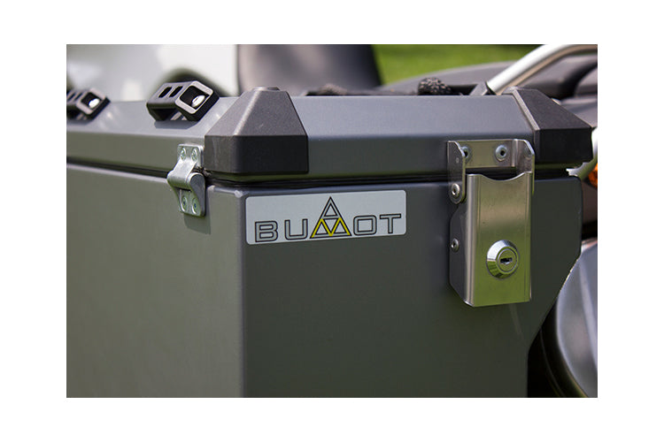 Bumot Luggage - Top case 41L Defender (Frozen Grey, Silver, Black).