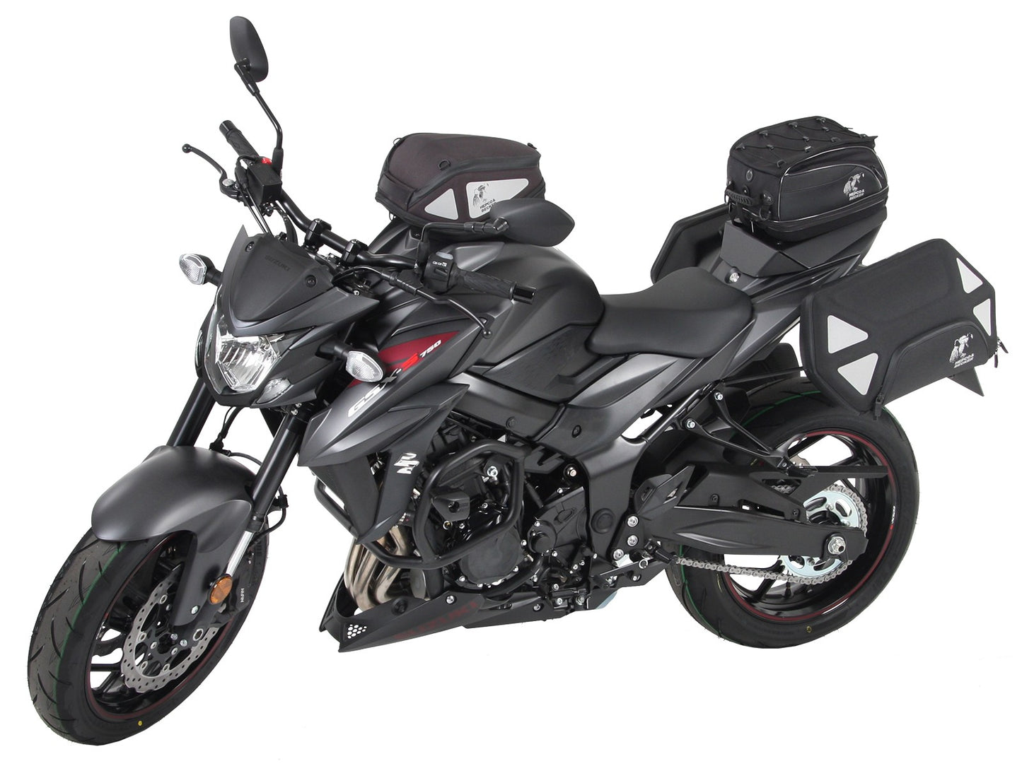 Suzuki GSX S750 Luggage - Sidecases Carrier - C-Bow.