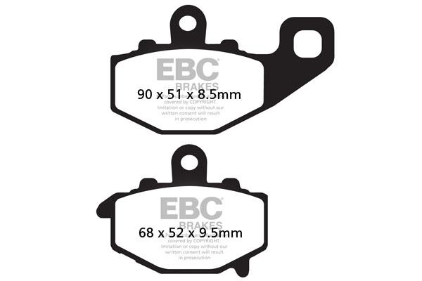 Brakes - FA192V Semi Sintered - EBC (Rear)