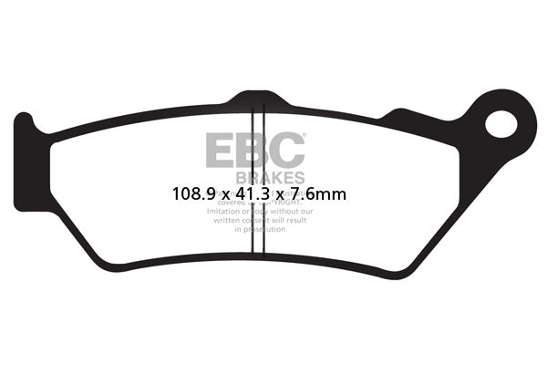 Brakes - FA209/2V Semi Sintered - EBC