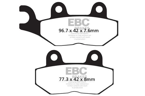 Brakes - FA214HH Fully Sintered - EBC (Rear)
