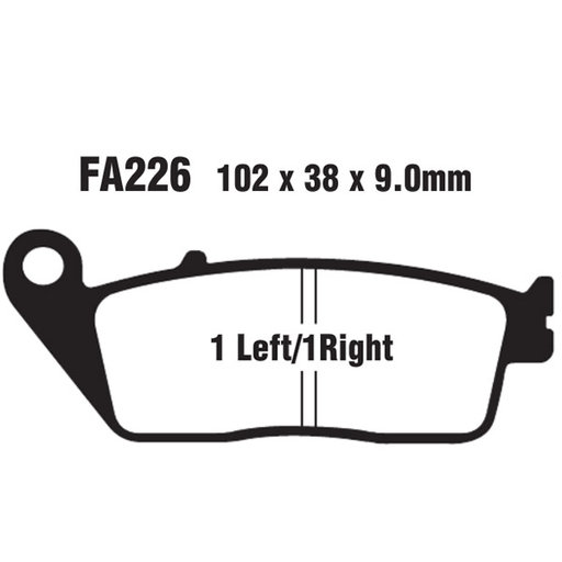 Triumph Tiger 800 Brake Pads - EBC Brakes.