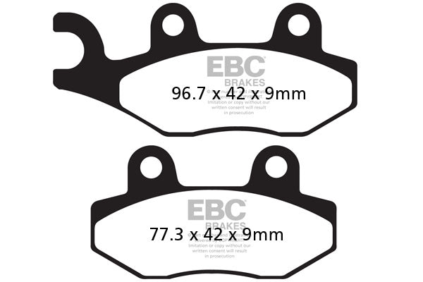 Brakes - FA228HH Fully Sintered- EBC