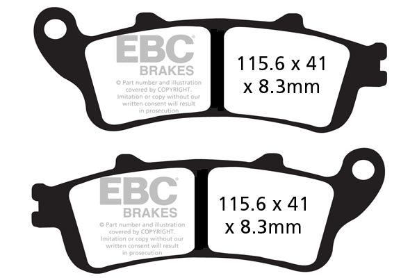 Brakes - FA261HH Fully Sintered - EBC (Front)