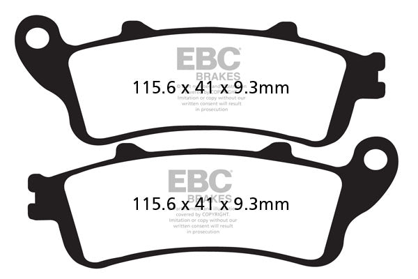 Brakes - FA281HH Fully Sintered - EBC (Front)