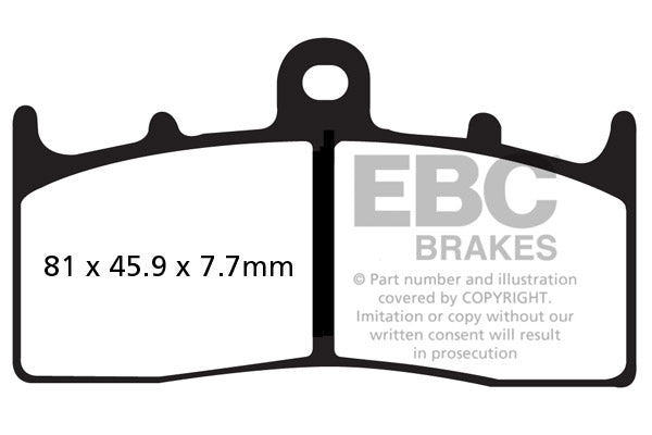 Brakes - FA294HH Fully Sintered - EBC