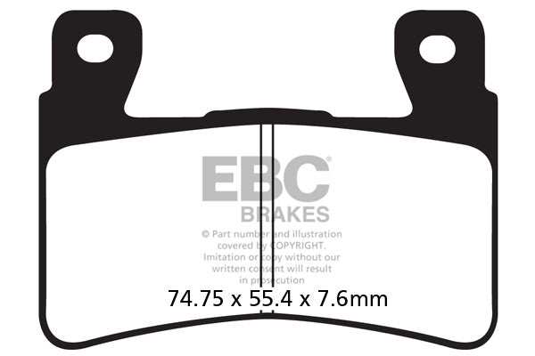 Brakes - FA296HH Fully Sintered - EBC (Front)