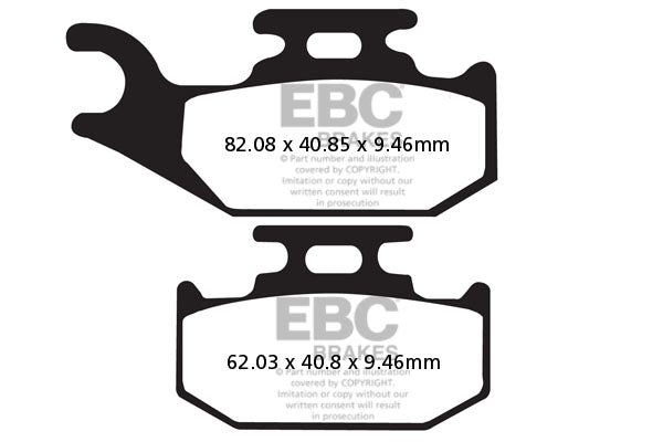 Brakes - FA317TT Carbon - EBC (Rear)