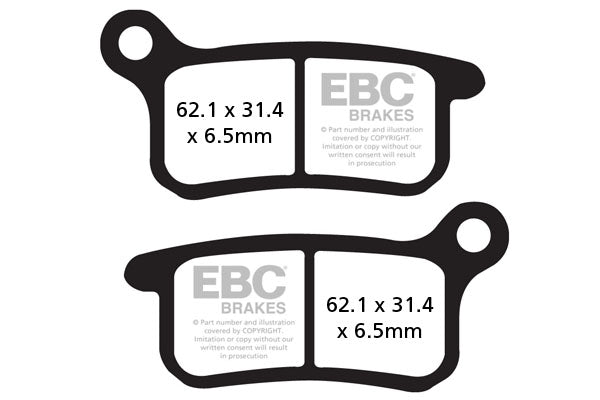 Brakes - Sintered FA357R - EBC (Front)