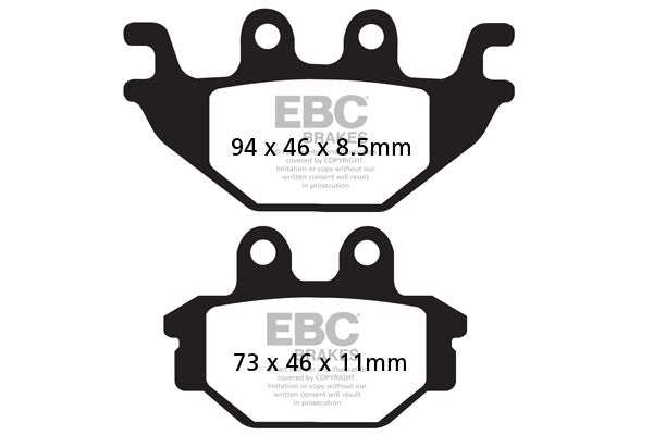 Brakes - FA377HH Fully Sintered - EBC (Rear)