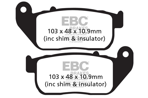 Brakes - FA381V Semi Sintered - EBC (Front)
